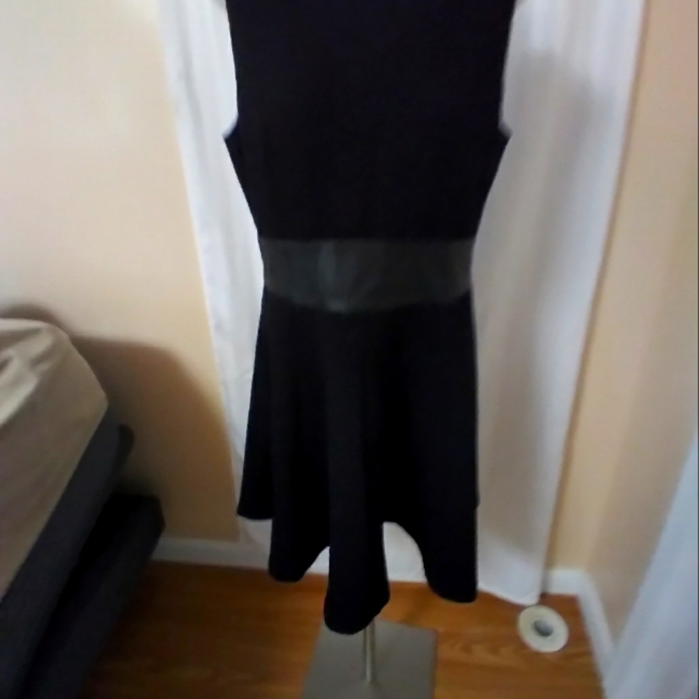 Club Monaco Black Diamond Quilted Fit & Flare Tabitha Cocktail Dress Size 12